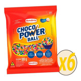 Kit 6 Choco Power Ball Micro Colorido 300g Mavalério