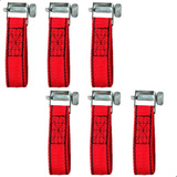 Kit 6 Cintas Transbike Eqmax Velox Aço