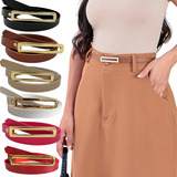 Kit 6 Cintos Feminino Fino Fivela Dourada Atacado Revenda