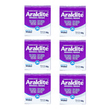 Kit 6 Cola Adesivo Araldite 50g Tek Bond