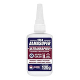 Kit 6 Cola Almasuper 100g Adesivo Instantâneo Ultra Rápido