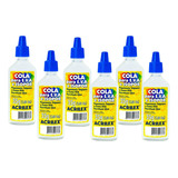 Kit 6 Cola Para Eva E Isopor 35g Acrilex