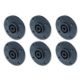 Kit 6 Conector Speakon