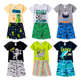 Kit 6 Conjunto Pijama Verão Infantil