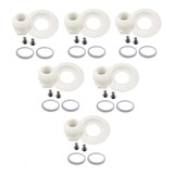 Kit 6 Conjuntos Frontal Dispositivo Hidro Branco Sodramar