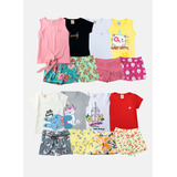 Kit 6 Conjuntos Infantil Menina Femenino