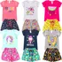 Kit 6 Conjuntos Infantil Menina Verão Roupa Criança Promoção