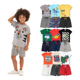 Kit 6 Conjuntos Roupa Infantil Menino