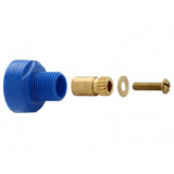 Kit 6 Conversor Adaptador Registro Docol P Deca meber Blukit Acabamento Azul Cor Azul