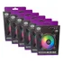 Kit 6 Cooler Mf120 Halo 120mm 12cm P/ Gabinete C/ Led Argb