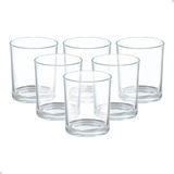 Kit 6 Copos Grandes Drinks Bebidas Whisky Vidro Resistente
