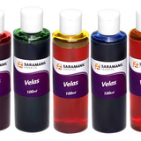 Kit 6 Corante Anilina Para Velas Líquido 100ml Saramanil