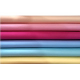 Kit 6 Cores Tricoline Liso 40x75cm 100 Algodão