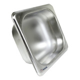 Kit 6 Cubas Gastro Inox Gn 1 6x65 Mm 1 Litro 6 Tampas Inox