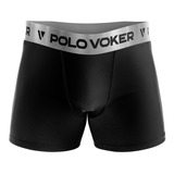 Kit 6 Cuecas Boxer Cores Lisas Original Polo Voker