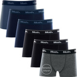 Kit 6 Cuecas Boxer Infantil Menino Mash Algodão 2024