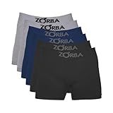 Kit 6 Cuecas Zorba Boxer Sem