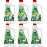 Kit 6 Desentupidor Liquido De Ralo Vaso Pia Diabo Verde 1 L