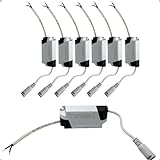 Kit 6 Drivers 18-25w P Painel Led Embutir Sobrepor Reatores Eletronicos Fonte Luminaria Paflon Eletronico Lampada Conjunto