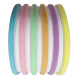 Kit 6 Elásticos Faixa De Cabelo Afro Puff Headband Unissex