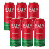 Kit 6 Energético Lata Baly Melancia Pack 473ml