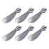 Kit 6 Espatula De Aço Inox Para Pasta Manteiga Creme 13 5cm