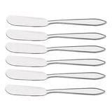Kit 6 Espatula Para Manteiga patê E Geleia Aço Inox Gp414