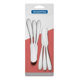 Kit 6 Espátulas Manteiga Patê Geleia Inox Laguna Tramontina