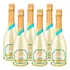 Kit 6 Espumante Aurora Zero Álcool Branco Suave 750ml