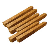 Kit 6 Estacas Fibra De Coco Sustentação Plantas Trepadeiras