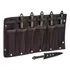 Kit 6 Facas Para Arremesso Estilo Kunai   Coldre Perna Cor Preto