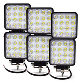 Kit 6 Farol Led Milha Haiz