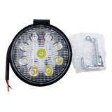 Kit 6 Farol Milha Redondo 27w 9 Leds Jeep Troller Universal