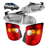 Kit 6 Farol Pisca Lanterna Sinaleira Fiat Palio G1 96 A99 00