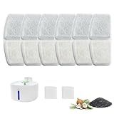 Kit 6 Filtro Para Fonte De Água De Gatos Com Carvão Ativo- Bebedouro Fonte De Com Filtro Gato -18 Kit-