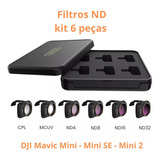 Kit 6 Filtros Nd Sunnylife Dji Mini 2   Mini Se   Mavic Mini