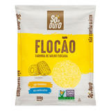 Kit 6 Flocão Milho Não Transgênico Sem Glúten Só Ouro 500g