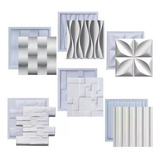 Kit 6 Formas Molde Para Gesso 3d E Cimento Abs