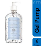 Kit 6 Frascos Giovanna Baby Gel Higienizante Pump 500ml Blue