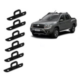 Kit 6 Ganchos Caçamba Duster Oroch 2016 2017 2018 2019 2020