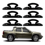 Kit 6 Ganchos Caçamba Duster Oroch 2016 2017 2018 2019 2020