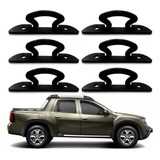 Kit 6 Ganchos Caçamba Duster Oroch 2016 2017 2018 2019 2020