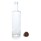 Kit 6 Garrafas Vidro 750ml Citrino Cachaça Whisky Licor