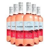 Kit 6 Garrafas Vinho Almadén Cabernet Rosé Suave 750ml