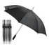 Kit 6 Guarda Chuva Portaria Grande Automático Resistente