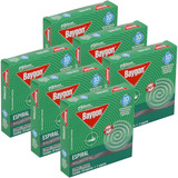 Kit 6 Inseticida Repelente Dengue Baygon Espiral C 10