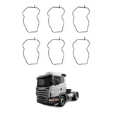Kit 6 Juntas Inferior Tampa Valvula Scania 124 6 Peças