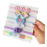 Kit 6 Lacinhos De Bebe Menina Enxoval Rn Faixa Delicado