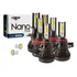 Kit 6 Lâmpada Nano Plus Super Farol Led 8000k + Led T10