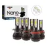 Kit 6 Lampada Nano Plus Super Led 8k Farol Alto Baixo Milha
